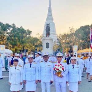  วิทยาลัยช่างศิลปสุพรรณบุรี ร่วมงานรัฐพิธีถวายราชสักการะสมเด็จพระนเรศวรมหาราช