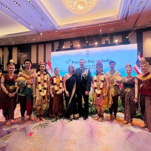  คณะศิลปนาฏดุริยางค์ รังสรรค์โชว์สุดพิเศษ ในงาน 77th The Republic Day of India