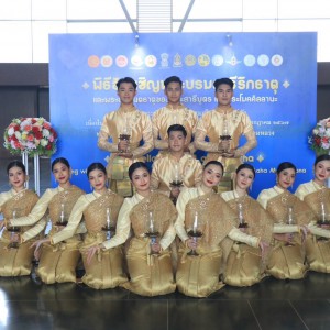  สถาบันบัณฑิตพัฒนศิลป์ จัดการแสดงเนื่องในงานแถลงข่าวพิธีอัญเชิญพระบรมสารีริกธาตุและพระอรหันตธาตุ ของพระสารีบุตร และพระโมคคันลานะจากพิพิธภัณฑ์สถานแห่งชาติอินเดียมาประดิษฐานเป็นการชั่วคราว ณ ประเทศไทย