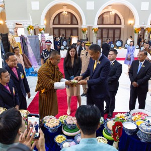 สถาบันบัณฑิตพัฒนศิลป์จัดการแสดงทางศิลปวัฒนธรรม จัดการแสดงต้อนรับนายกรัฐมนตรีราชอาณาจักรภูฏาณและภริยา