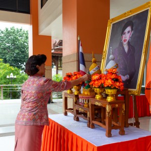  สถาบันบัณฑิตพัฒนศิลป์ ดำเนินการพิธีถวายพระพรชัยมงคล และกิจกรรมจิตอาสา เนื่องในวันคล้ายวันประสูติ สมเด็จพระเจ้าน้องนางเธอ เจ้าฟ้าจุฬาภรณวลัยลักษณ์ อัครราชกุมารี กรมพระศรีสวางควัฒน วรขัตติยราชนารี