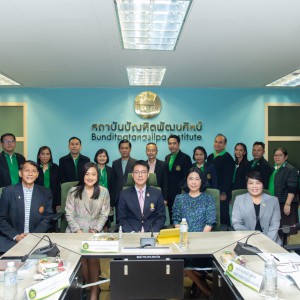  สถาบันบัณฑิตพัฒนศิลป์ ต้อนรับคณะกรรมการประเมินคุณภาพการศึกษาภายใน ระดับสถาบัน ประจำปีการศึกษา 2566