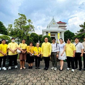  สถาบันบัณฑิตพัฒนศิลป์ เข้าร่วมพิธีสวดพระพุทธมนต์ ถวายพระราชกุศล พระบาทสมเด็จพระบรมชนกาธิเบศร มหาภูมิพลอดุลยเดชมหาราช บรมนาถบพิตร 