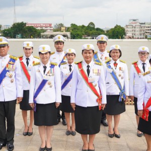  สถาบันบัณฑิตพัฒนศิลป์ นำโดยดร. นิภา โสภาสัมฤทธิ์ อธิการบดี เข้าร่วมพิธีการถวายผ้าพระกฐินหลวง โดยขบวนพยุหยาตราทางชลมารค ณ วัดอรุณราชวราราม