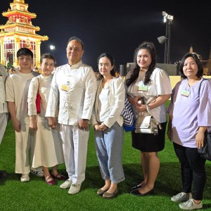  สถาบันบัณฑิตพัฒนศิลป์ ร่วมกิจกรรมสวดมนต์ข้ามปี ถวายพระราชกุศล เสริมสิริมงคลทั่วไทย ส่งท้ายปีเก่า ต้อนรับศักราชใหม่ ๒๕๖๘