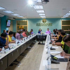  วิทยาลัยนาฏศิลป สถาบันบัณฑิตพัฒนศิลป์ เป็นเจ้าภาพจัดการประชุมหัวหน้าส่วนราชการ  หัวหน้าหน่วยงานรัฐวิสาหกิจ ผู้บริหารสถานศึกษา ผู้บริหารองค์กรปกครองส่วนท้องถิ่น กำนัน  และภาคีเครือข่าย อำเภอพุทธมณฑล ครั้งที่ 2/2568