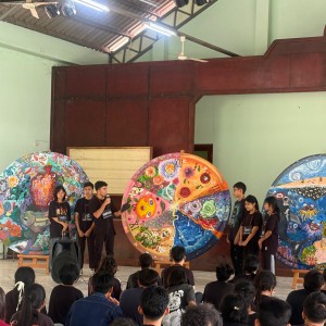 วิทยาลัยช่างศิลปนครศรีธรรมราช จัดกิจกรรมปรับพื้นฐาน และผูกมือรับขวัญนักเรียนใหม่