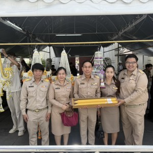 สถาบันบัณฑิตพัฒนศิลป์ ร่วมจัดโคมตราและเทียนถวายเป็นพุทธบูชา เนื่องในพระราชพิธีทรงบำเพ็ญพระราชกุศลวิสาขบูชา พุทธศักราช 2568 เพื่อเป็นการส่งเสริมวัฒนธรรมประเพณี