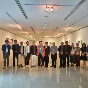 พิธีเปิดนิทรรศการศิลปกรรมคณาจารย์ คณะศิลปวิจิตร สถาบันบัณฑิตพัฒนศิลป์
