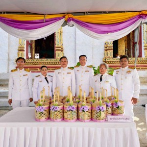 สถาบันบัณฑิตพัฒนศิลป์ ร่วมพิธีเจริญพระพุทธมนต์ และตักบาตรพระสงฆ์ สามเณร เฉลิมพระเกียรติ สมเด็จพระนางเจ้าสุธิดา พัชรสุธาพิมลลักษณ พระบรมราชินี เนื่องในโอกาสวันเฉลิมพระชนมพรรษา 3 มิถุนายน