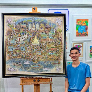 วิทยาลัยช่างศิลปนครศรีธรรมราช แสดงความยินดีกับนาย ทนิตสร รัตนรัตน์ รับรางวัล PTT Art Grand Prize Award ผลงาน "ปรับเปลี่ยนเวียนวิถี"