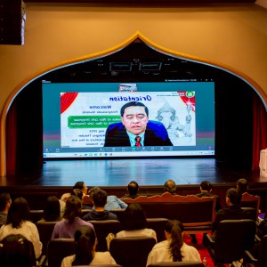 สถาบันบัณฑิตพัฒนศิลป์ จัดโครงการปฐมนิเทศนักศึกษาระดับบัณฑิตศึกษา สำหรับนักศึกษาต่างชาติ ประจำปีการศึกษา 2568