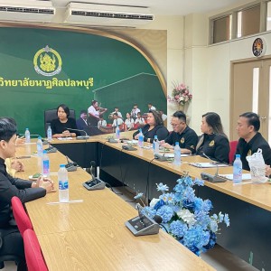 คณะกรรมการยกระดับคุณภาพการศึกษาสถาบันบัณฑิตพัฒนศิลป์ ลงพื้นที่ตรวจติดตามการดำเนินงานของวิทยาลัยนาฏศิลปลพบุรี  ตามนโยบายการพัฒนาและยกระดับคุณภาพการศึกษาของสถาบันบัณฑิตพัฒนศิลป์