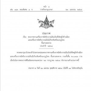 สบศ. ขอแสดงความยินดีกับกรรมการสภาสถาบันผู้ทรงคุณวุฒิ ข้าราชการครูและบุคลากรทางการศึกษา  ที่ได้รับพระราชทานเครื่องราชอิสริยาภรณ์อันเป็นที่เชิดชูยิ่งช้างเผือก  และเครื่องราชอิสริยาภรณ์อันมีเกียรติยศยิ่งมงกุฎไทย ชั้นสายสะพาย ประจำปี 2568  ตามประกาศในราชกิจจานุเบกษา ประกาศ ณ วันที่ 23 เมษายน 2569  นับเป็นเกียรติประวัติอันทรงคุณค่า และเป็นขวัญกำลังใจในการปฏิบัติหน้าที่ราชการ