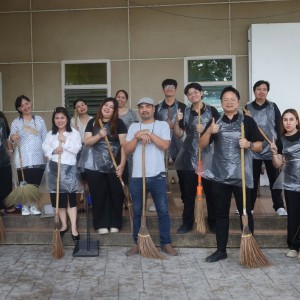 คณะศิลปวิจิตร จัดกิจกรรม Big Cleaning Day ช่วยกันคนละไม้คนละมือ ทำความสะอาด ปรับภูมิทัศน์