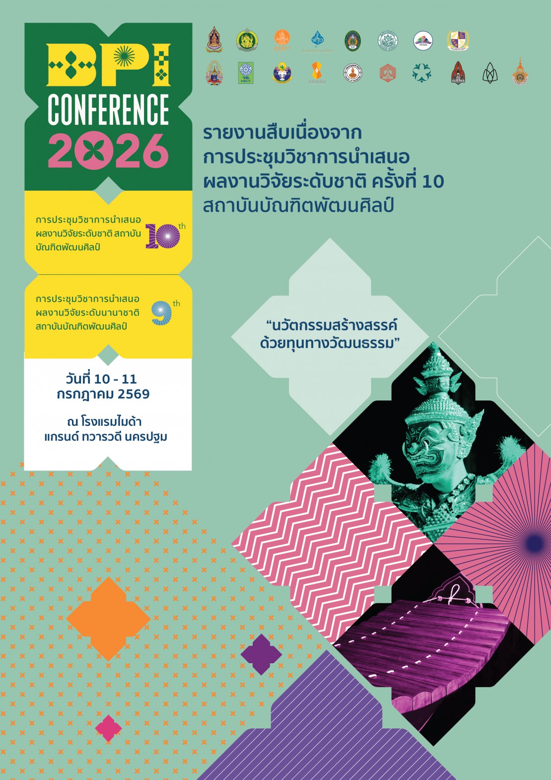 รายงานสืบเนื่องจากการประชุมวิชาการนำเสนอผลงานวิจัย ระดับชาติ ประจำปี 2569